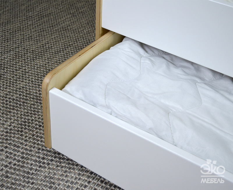 Кровать 3-х ярусная выдвижная, без тумбы